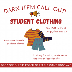 student clothing call out